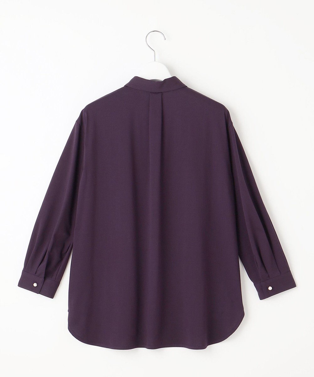 J.PRESS LADIES 【吸水速乾】OUKAプレーティング シャツカラー カットソー 