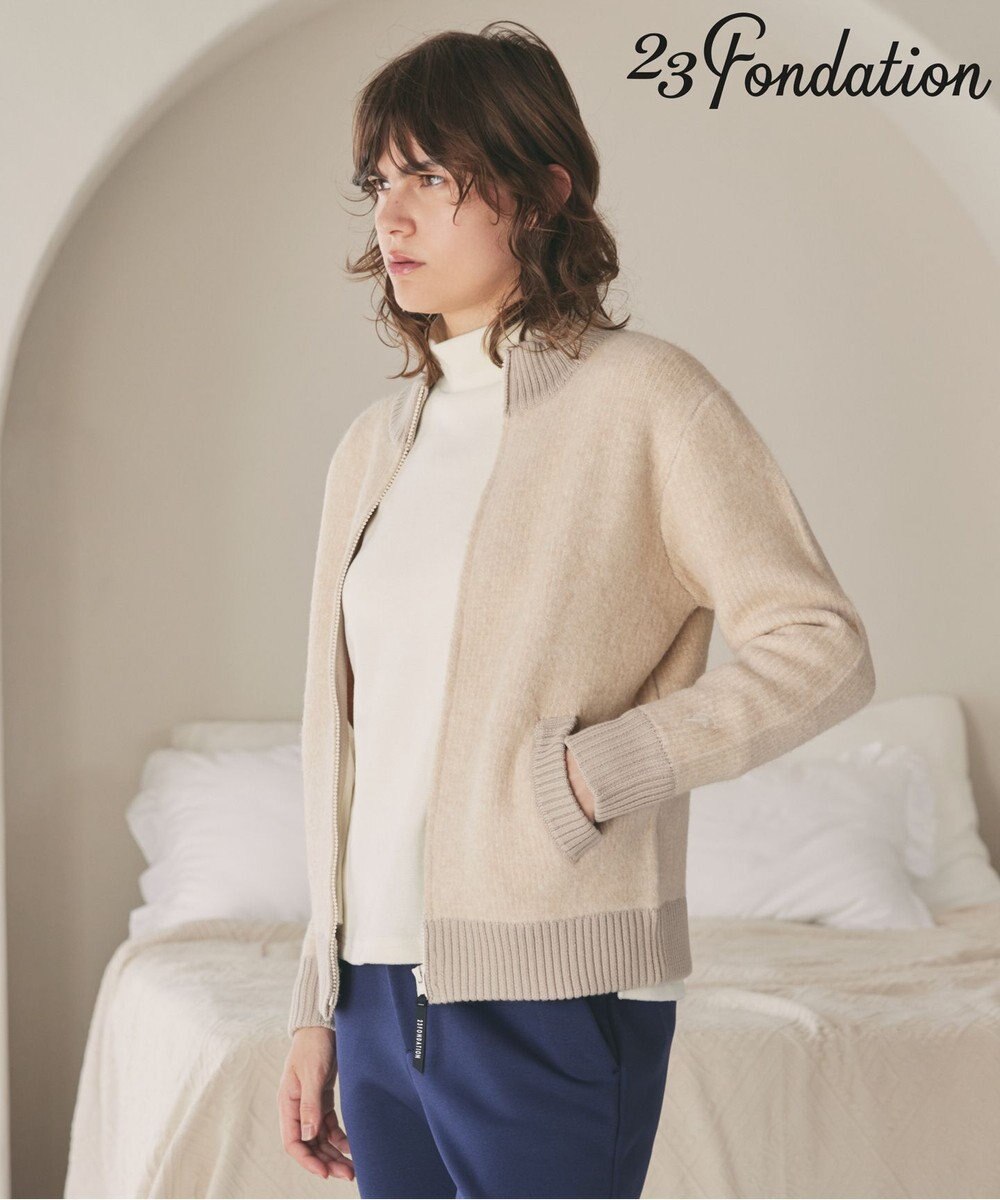 23区GOLF 【23Fondation/WOMEN】エアー ニットアウター 