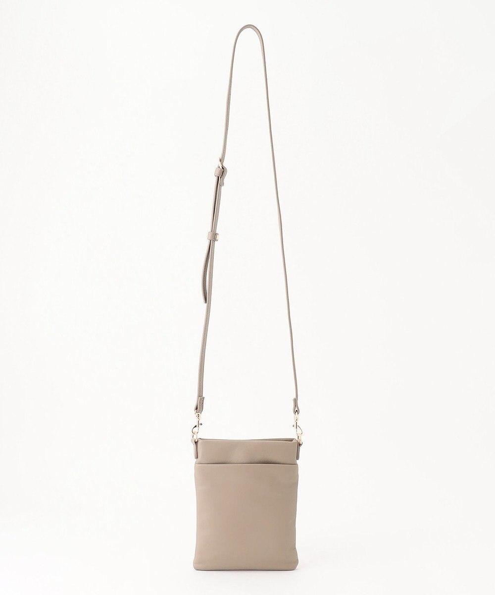 LA BAGAGERIE シープレザー　スクエアミニマムポシェット 