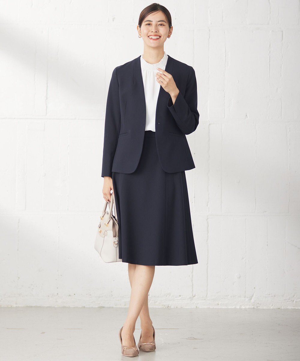 ANY SIS 【美人百花10月号掲載】ハイネックシャーリング ブラウス 