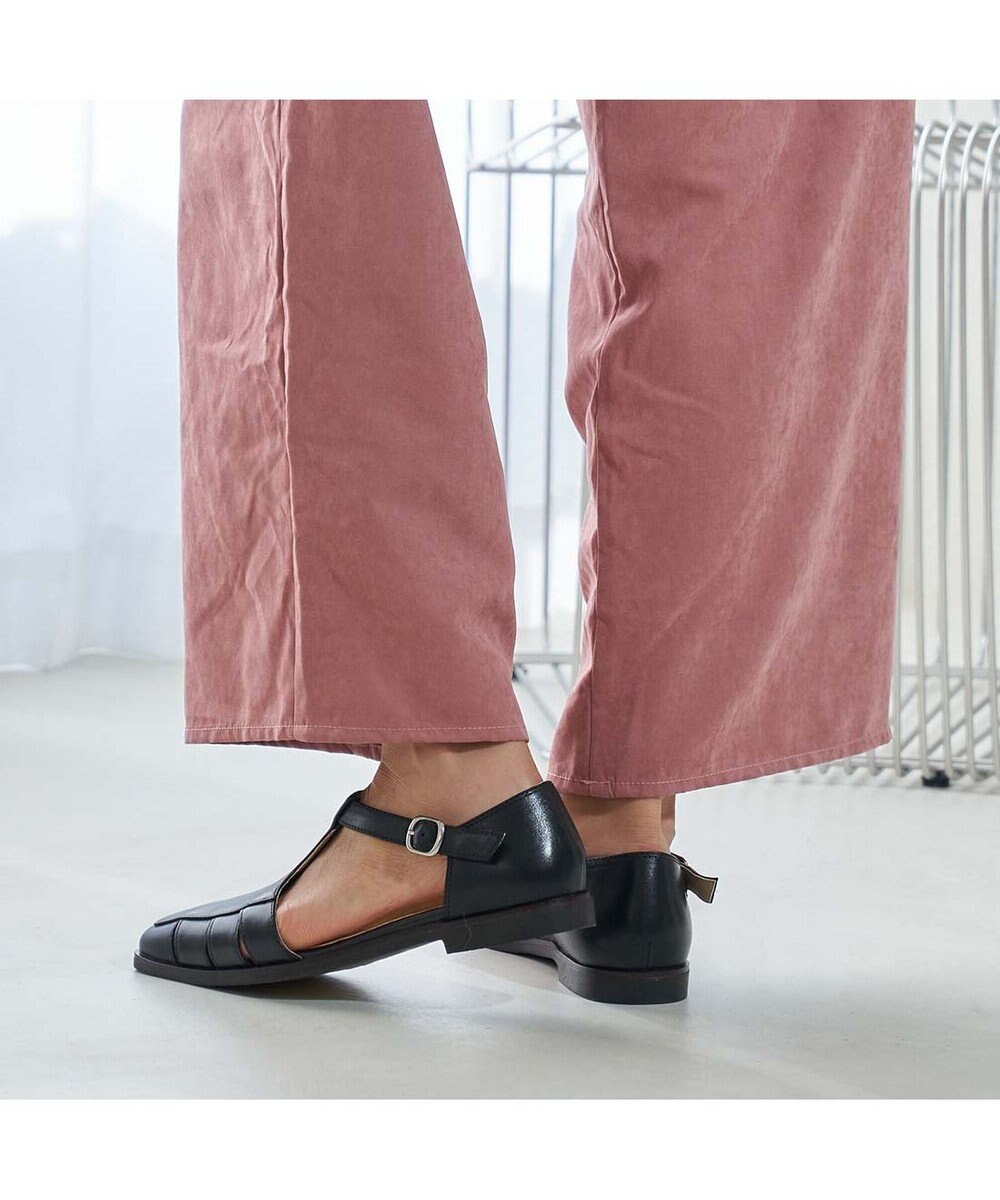 ing <ing>【WEB限定】Tストラップデザインシューズ 