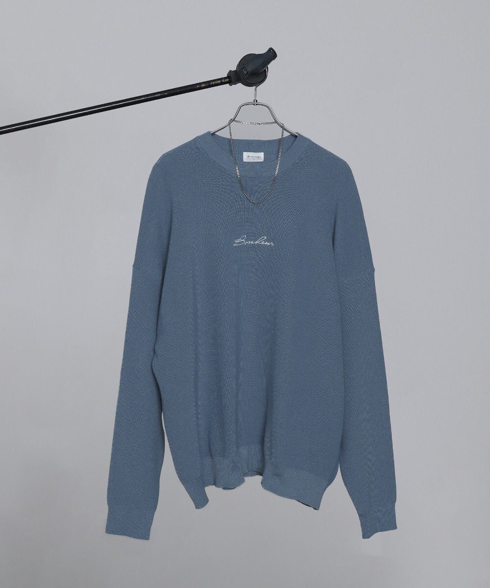 WEGO 【2点SET】アクセ付きワンポイントニットプルオーバー 