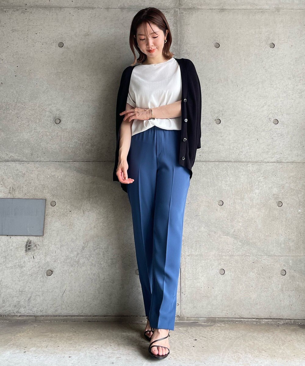 UNFILO 【ストレッチ/洗える】出会えるパンツ テーパード 