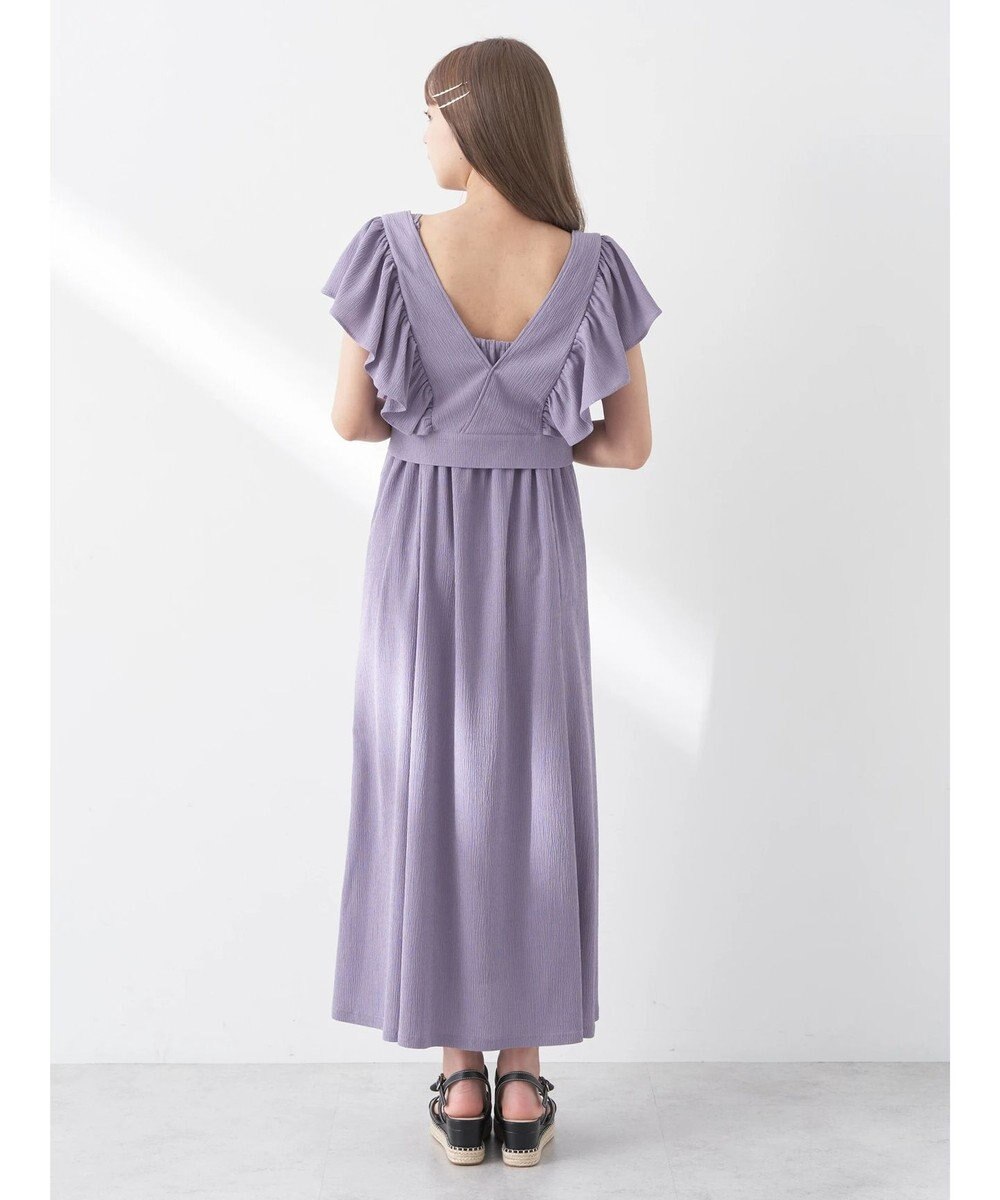 earth music&ecology ＳＥＴ２点　フリルショルダーツーピースワンピース 