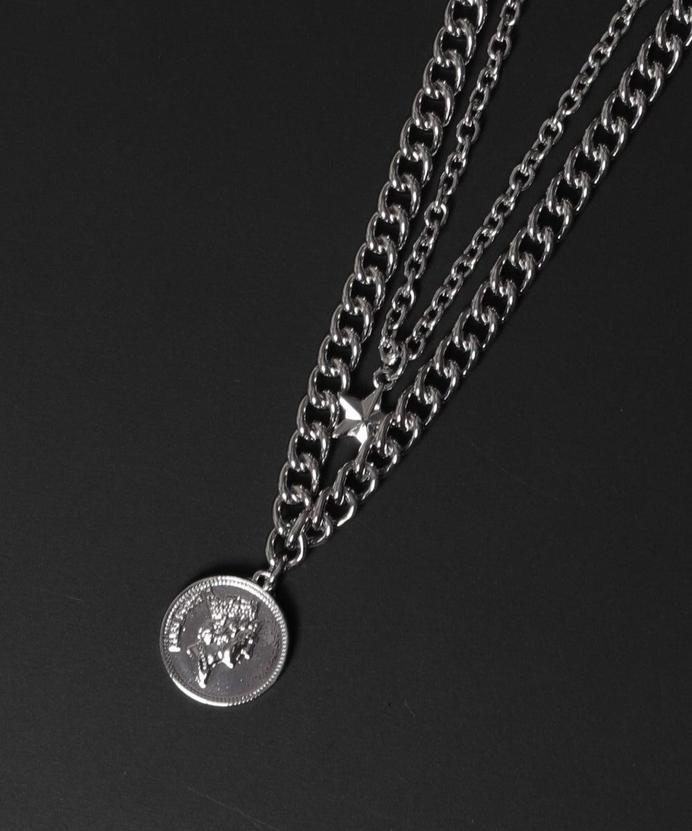 WEGO Mモチーフレイヤードネックレス 