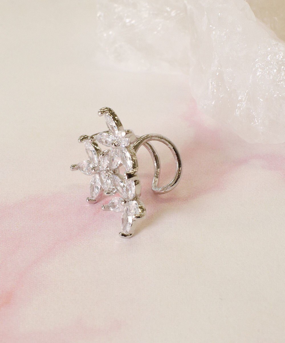 Tiaclasse 3片花イヤーカフ 