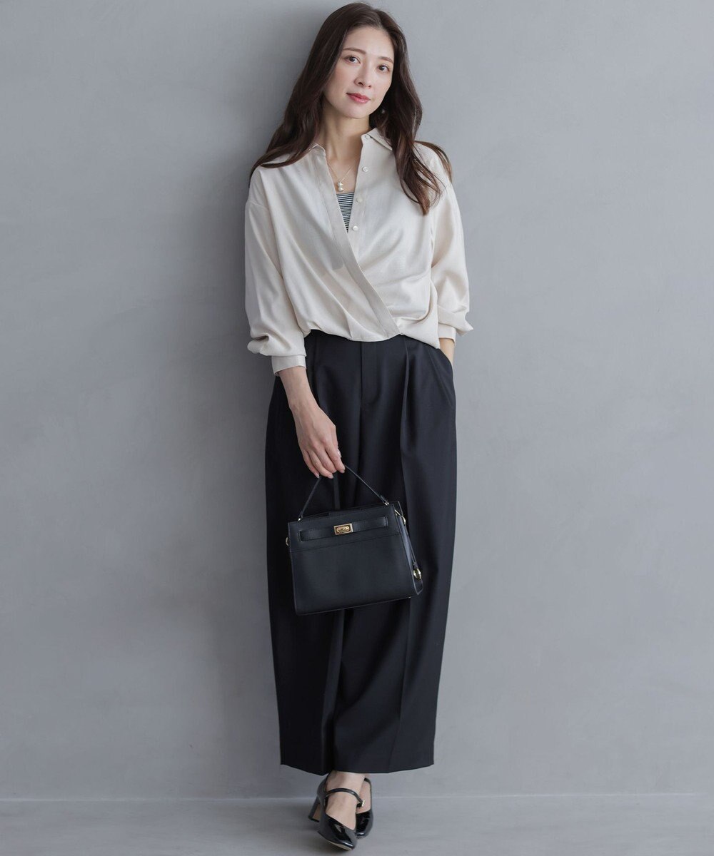 組曲 【加藤ローサさん着用】ハンサムツイルカーヴィーパンツ 