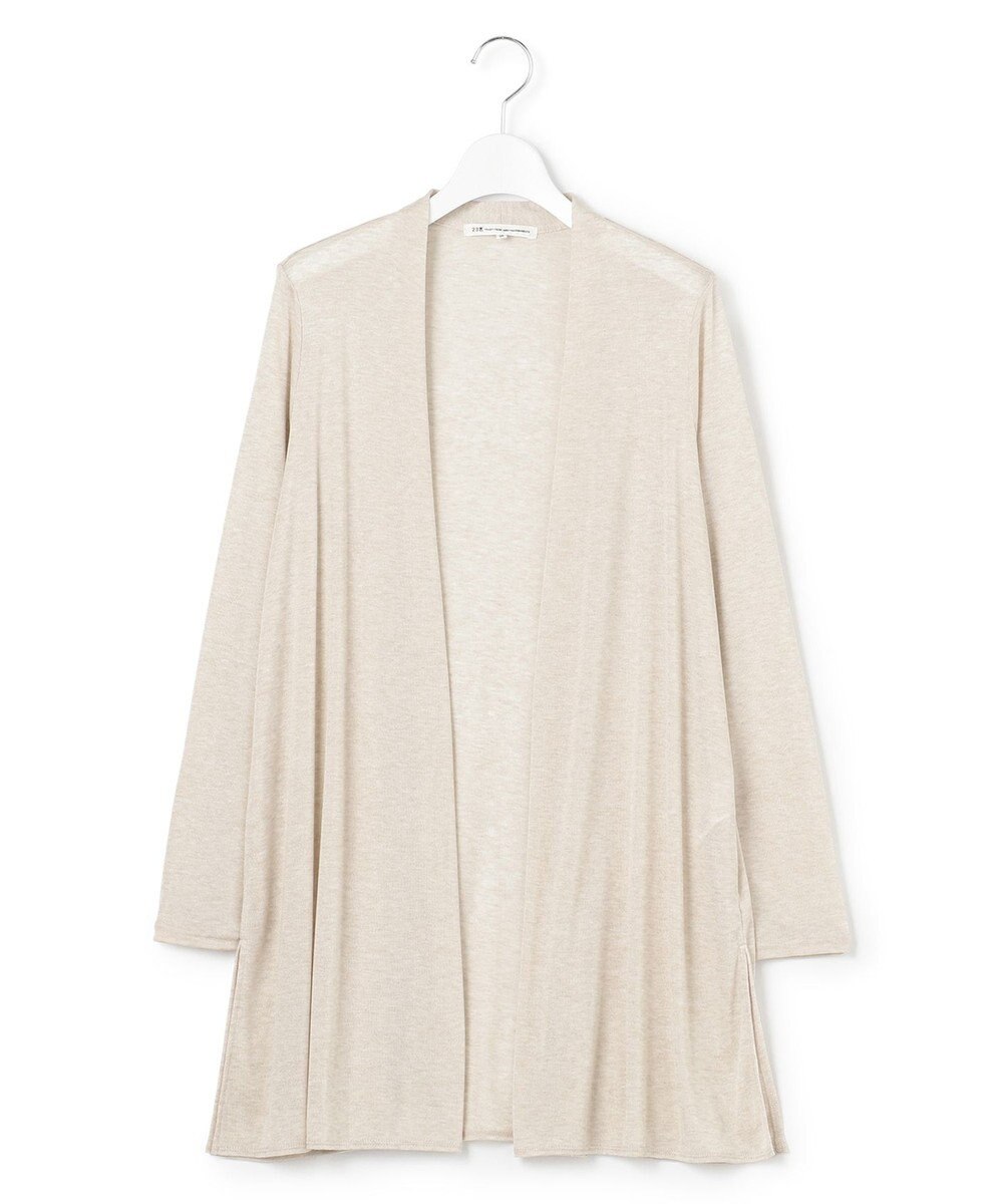 23区 【UVケア/接触冷感】マルチ機能 シアー ロング カーディガン 