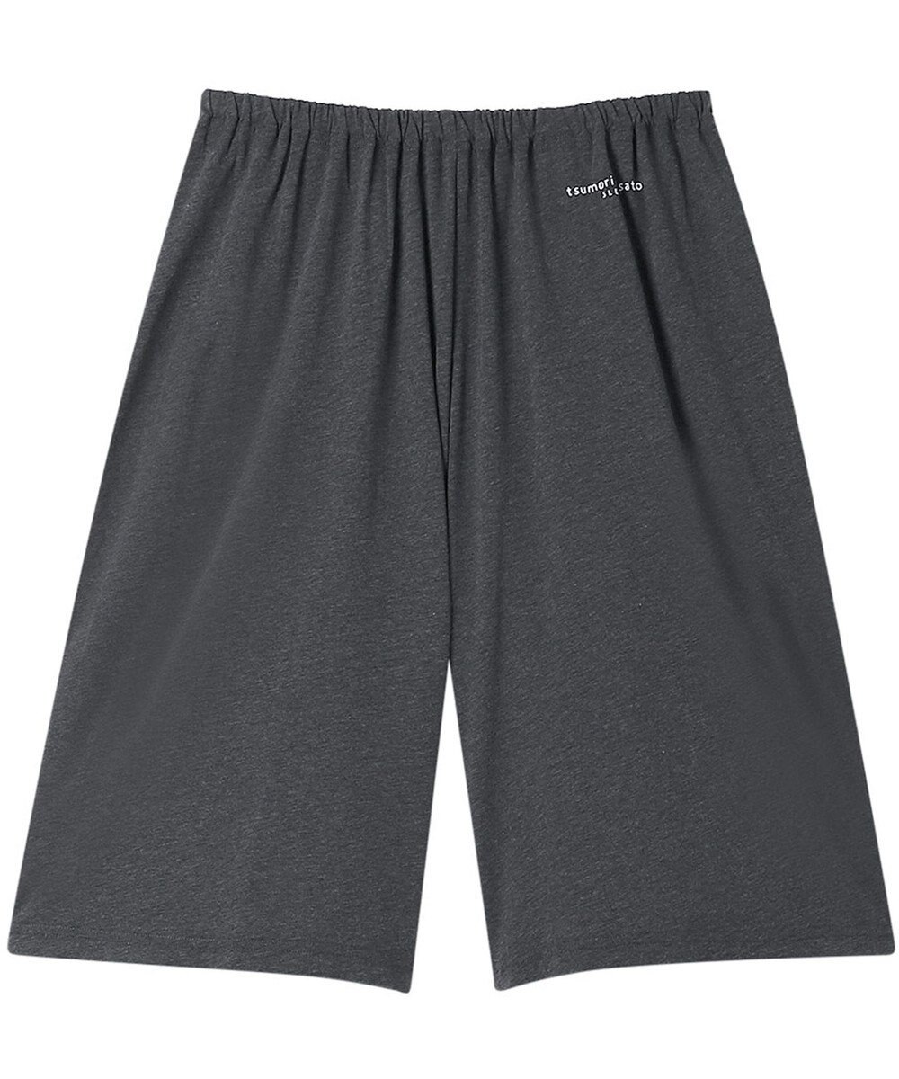 tsumori chisato SLEEP ツモリチサト ボトムス 5分丈 綿混(本体) 綿ベア天竺素材 ワイドシルエット レディース UOT156 /ワコール 