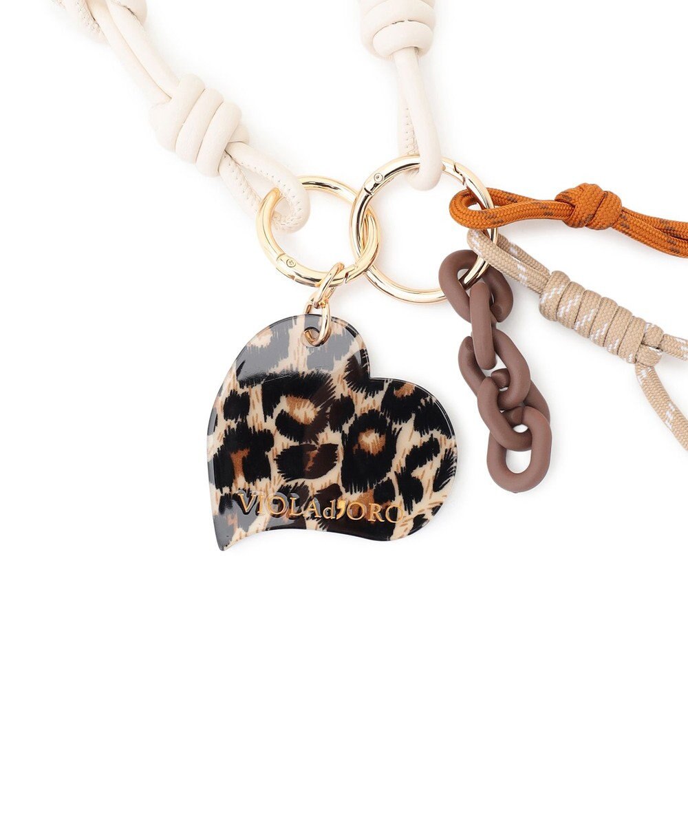 23区 VIOLAd'ORO アクリル コード マルチパーツ バッグチャーム 