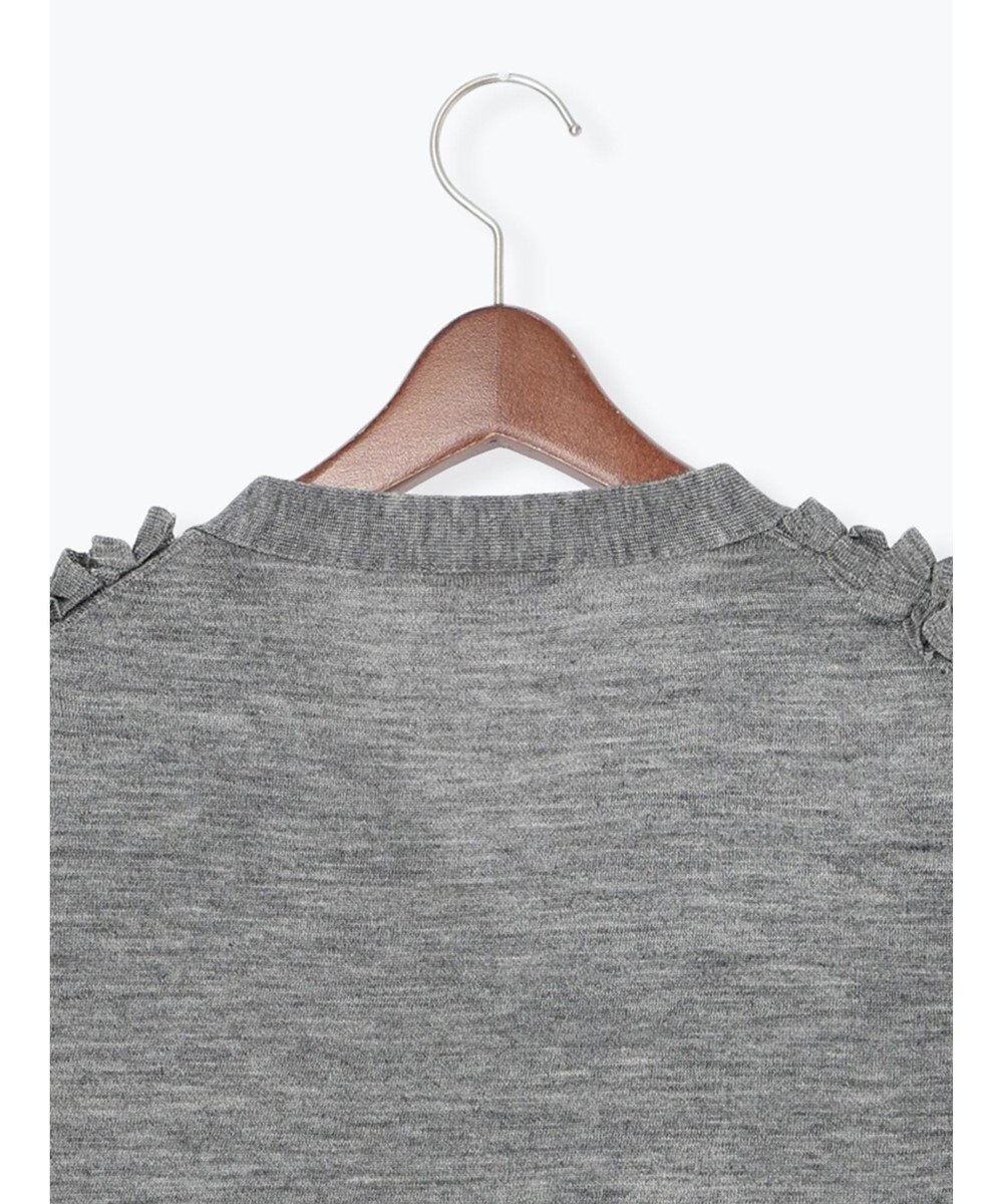 Te chichi フリルVネックカーディガン 