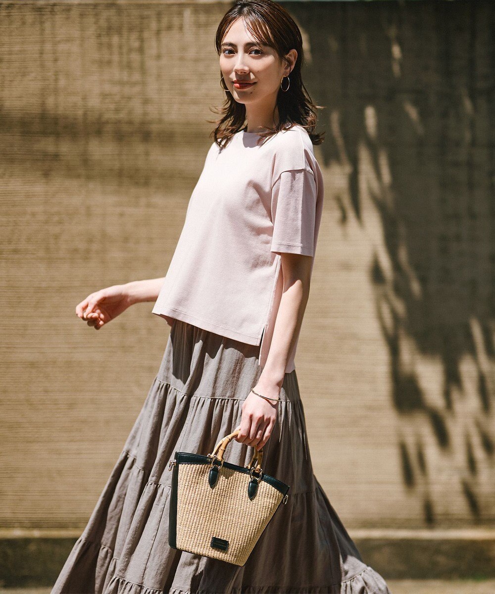 23区 【CLASSY.6月号掲載/Oggi4月号掲載】雑材 バンブー ハンドル ショルダー 