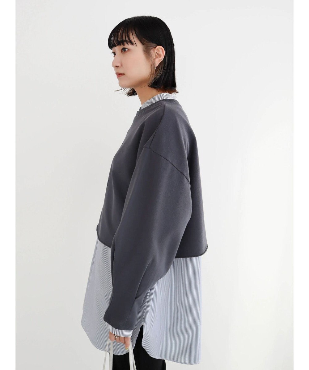 Green Parks クロップド丈ロゴプルオーバー 