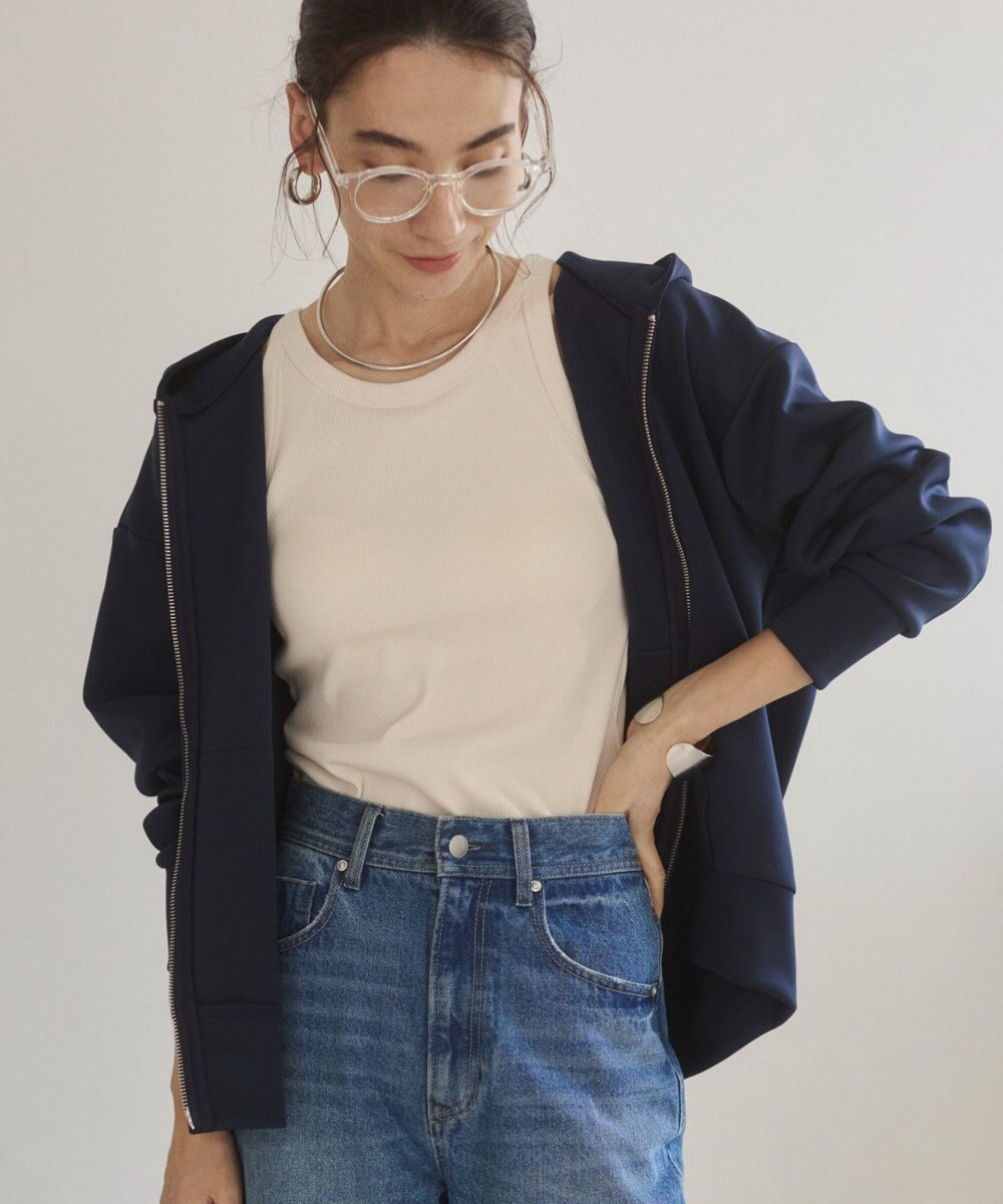 WEGO 【ANGIE VINTAGE】ダンボール ダブルジップパーカー フーディー 