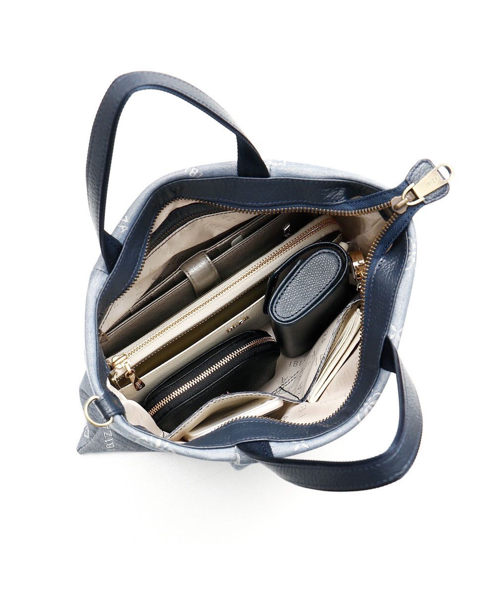 IBIZA アスール　ロゴデニム　2WAYバッグ 