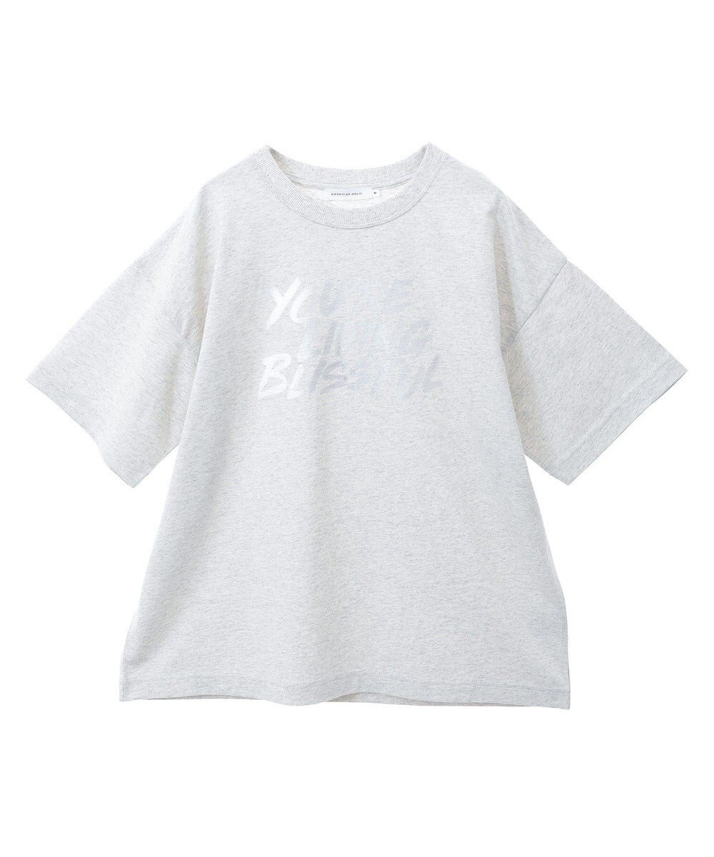 AMERICAN HOLIC 箔プリントＴシャツ 