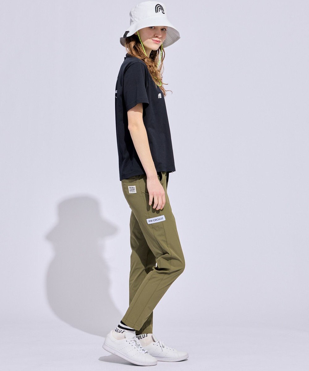 PW CIRCULUS 【WOMEN】サイドパンチング テーパードパンツ ゴルフウェア レディース 