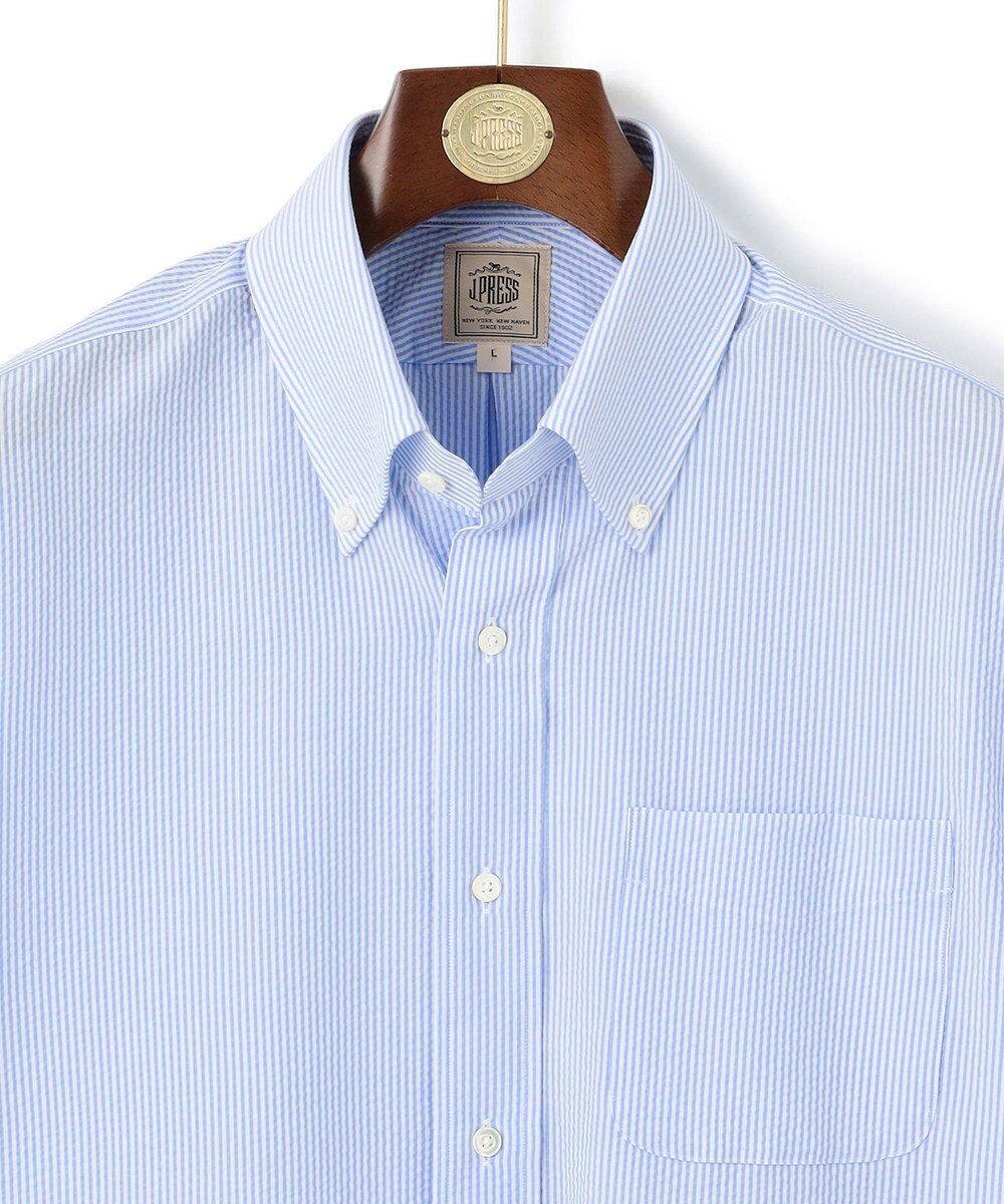 J.PRESS MEN 過酷な夏を乗り切るマストな1着！【 高通気性 / 軽量 / ノンアイロン / 撥水】【BEAT HEAT SYSTEM】半袖シャツ / B.D. 