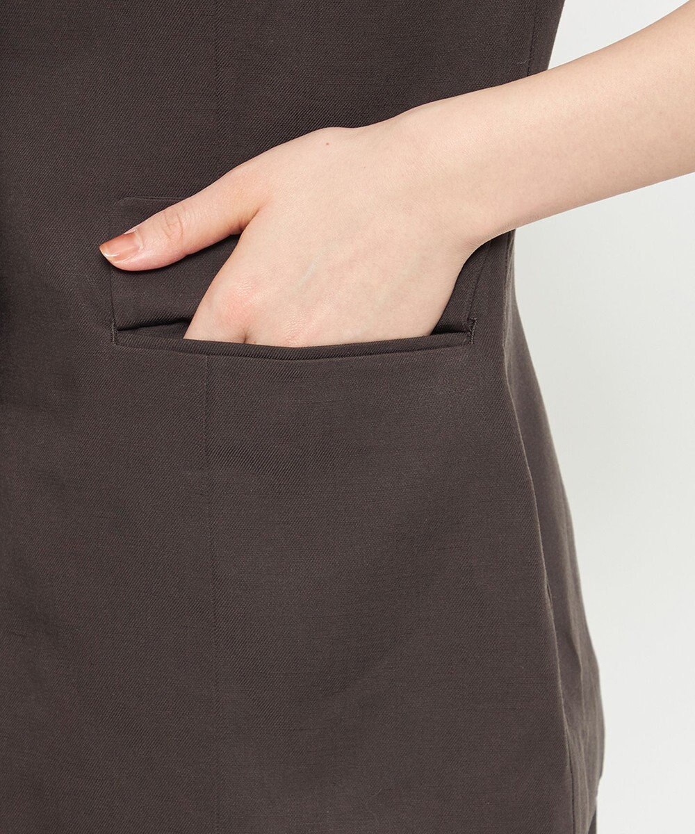 uncrave テンセルライトリネン ジレブラウス 