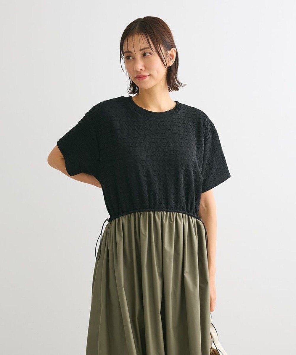 Green Parks ドロストドッキングワンピース 