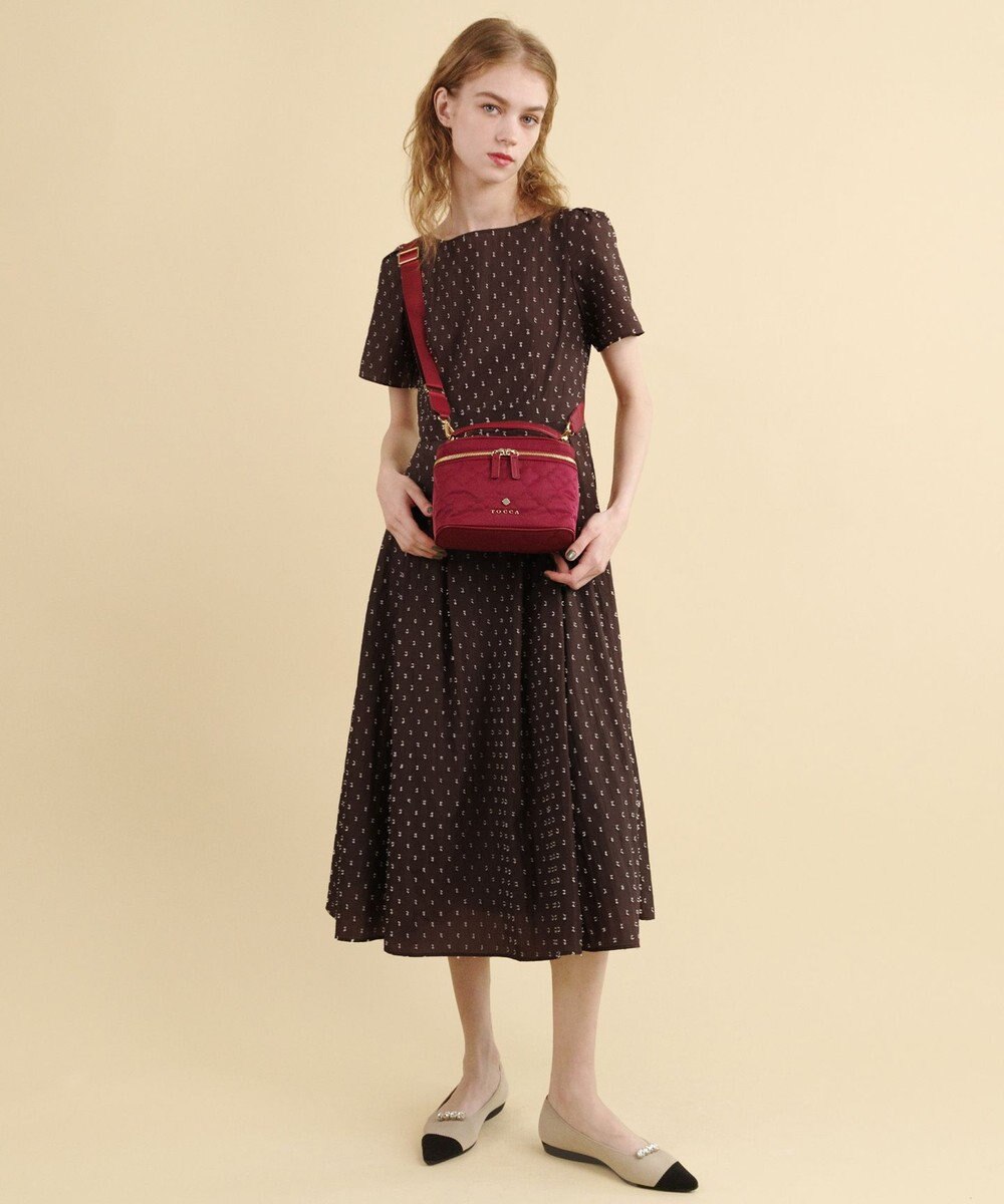 TOCCA CHECKER CLOVER VANITY ヴァニティバッグ 