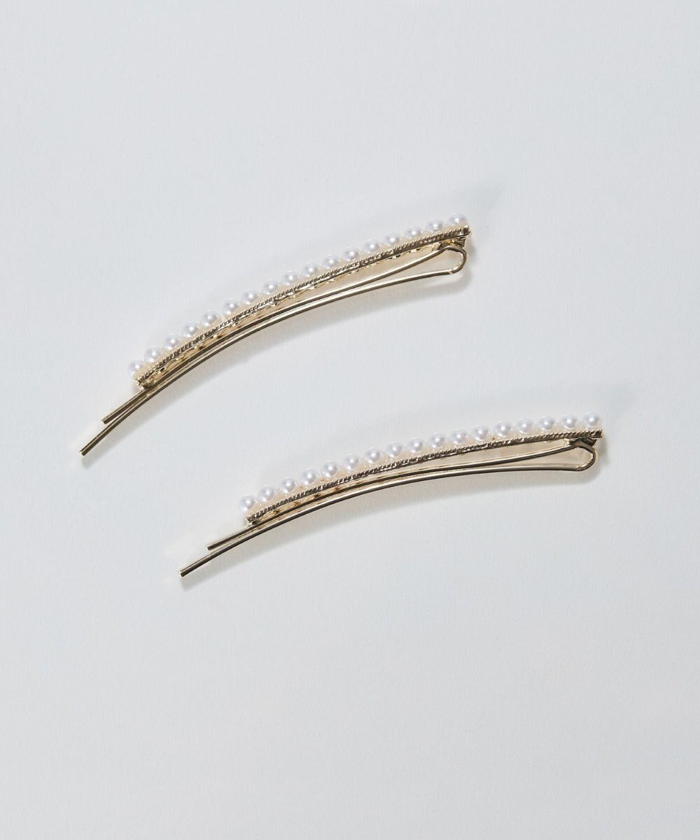 Phoebe <オンワード限定セット>2setプチパールヘアピン×ワンポイントパールピアス 