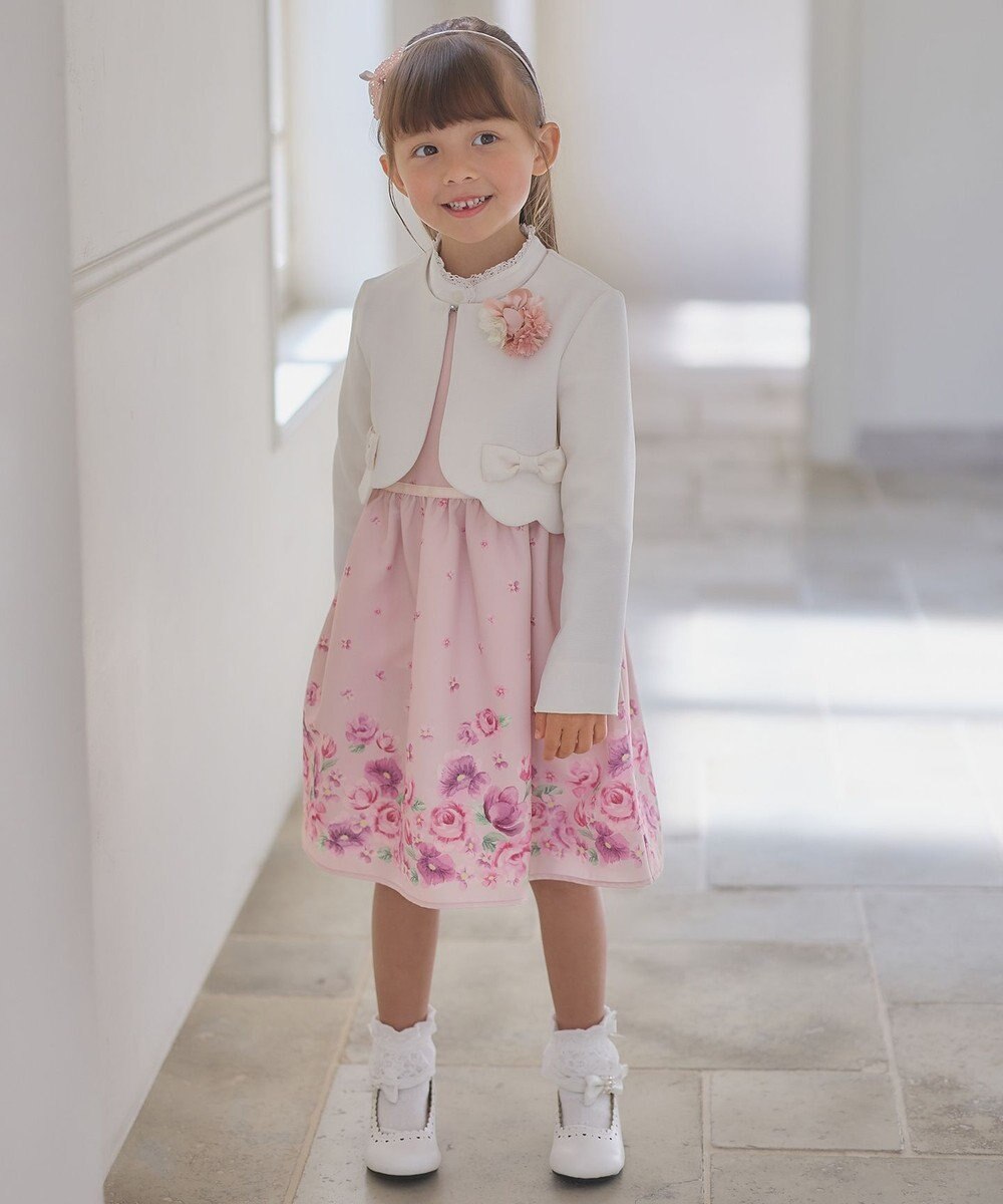 ANY KIDS グログラン リボン ジャケット 