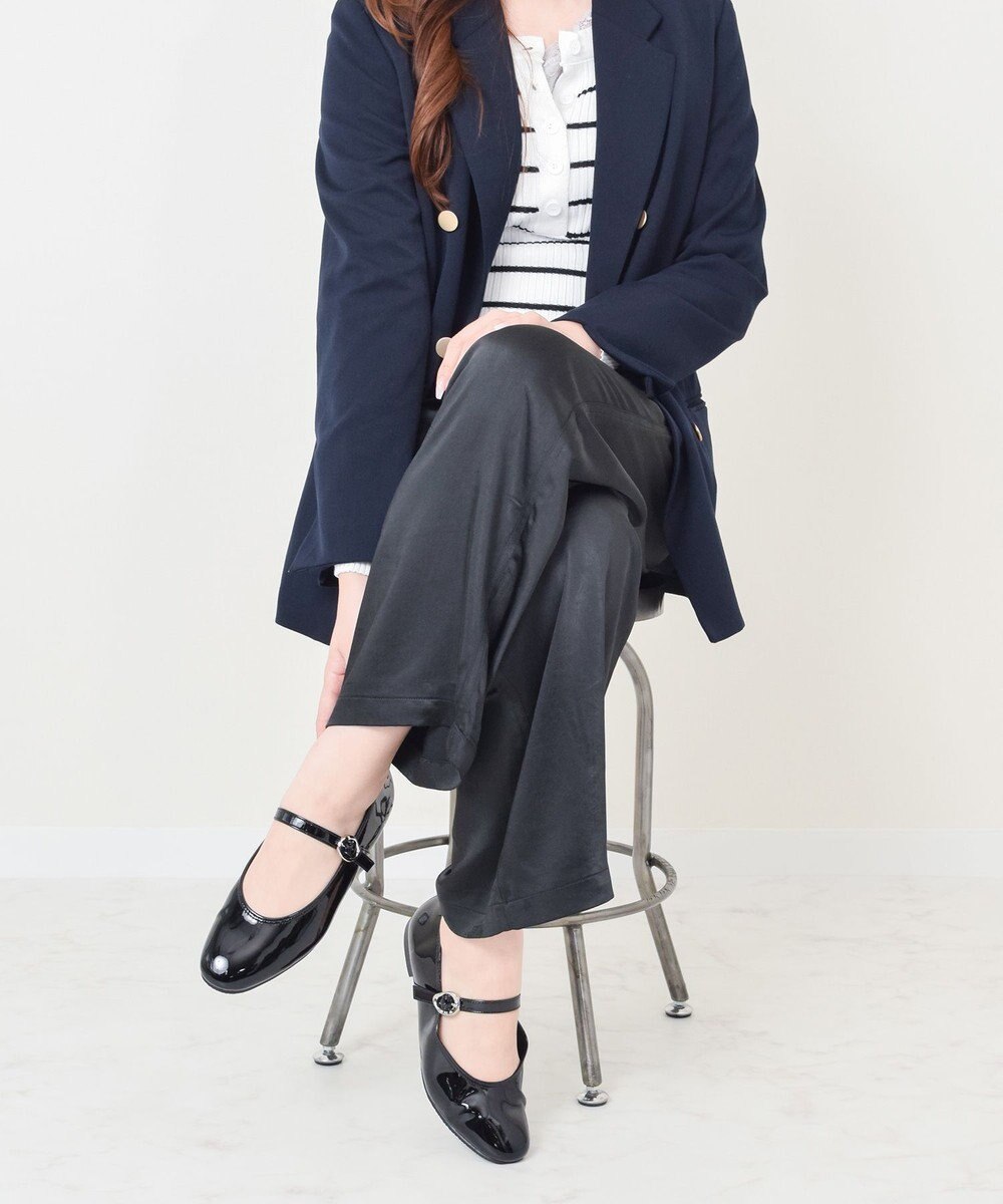 Bridget Birkin 【Bridget Birkin】モチーフパーツメリージェーンレインパンプス 