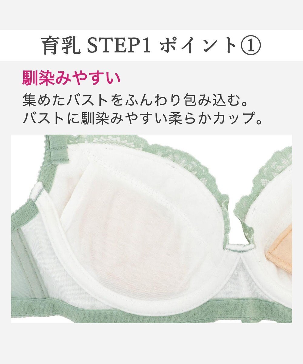 BRADELIS New York 【BRADELIS New York / 育乳補整ブラ・STEP1 集める】ジャスミンステップ1ブラ26S2 
