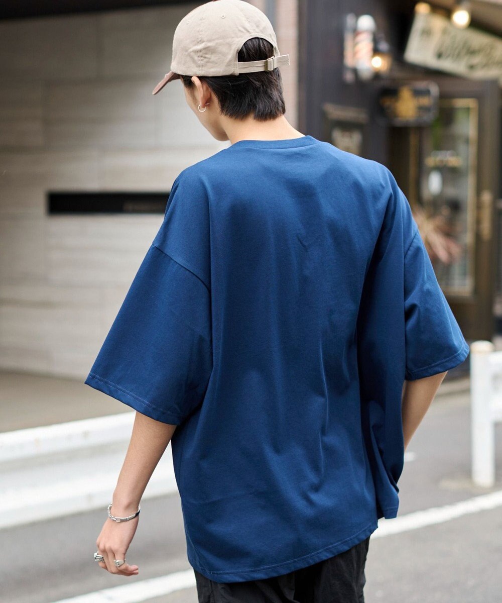 WEGO 【速乾/ひんやり/ユニセックス着用ITEM】接触冷感フロッキープリントグラフィックT（SS） 