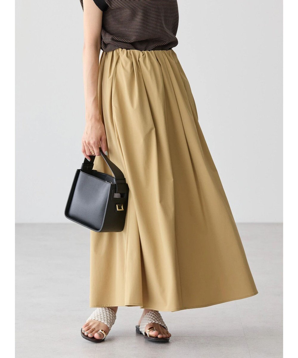 AMERICAN HOLIC イージーケア＋接触冷感ウエストタックフレアスカート 