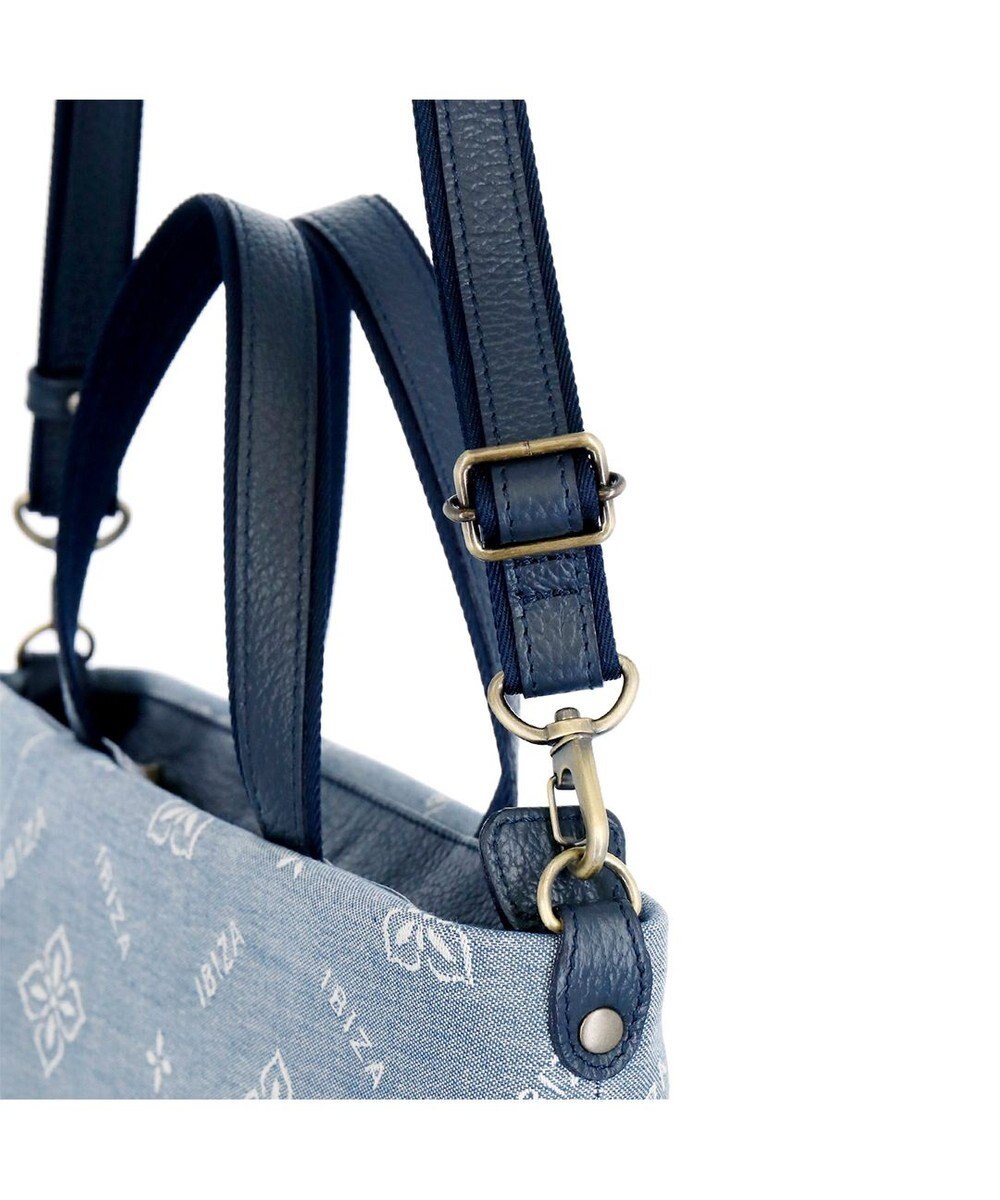 IBIZA アスール　ロゴデニム　2WAYバッグ 