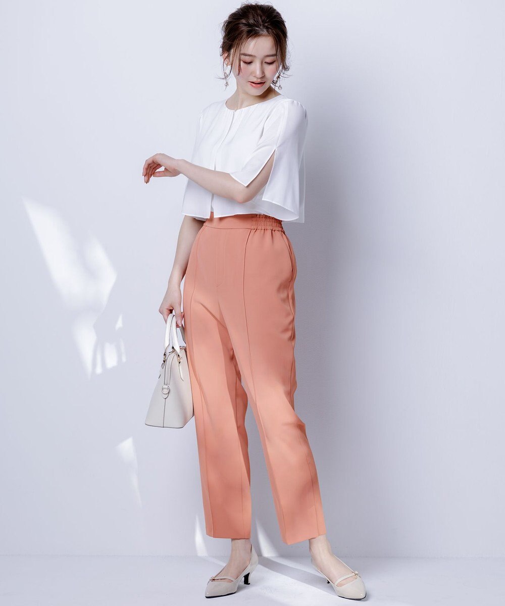 ANY SIS 【洗える】ケープフレアスリーブ ブラウス 