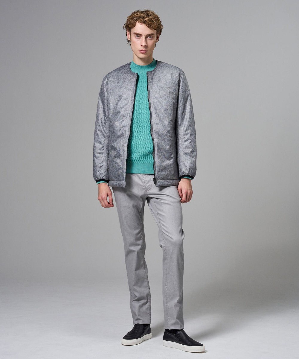 JOSEPH HOMME 新柄【イージーケア】 ヴィスコースリンクス　クルーネックニット 