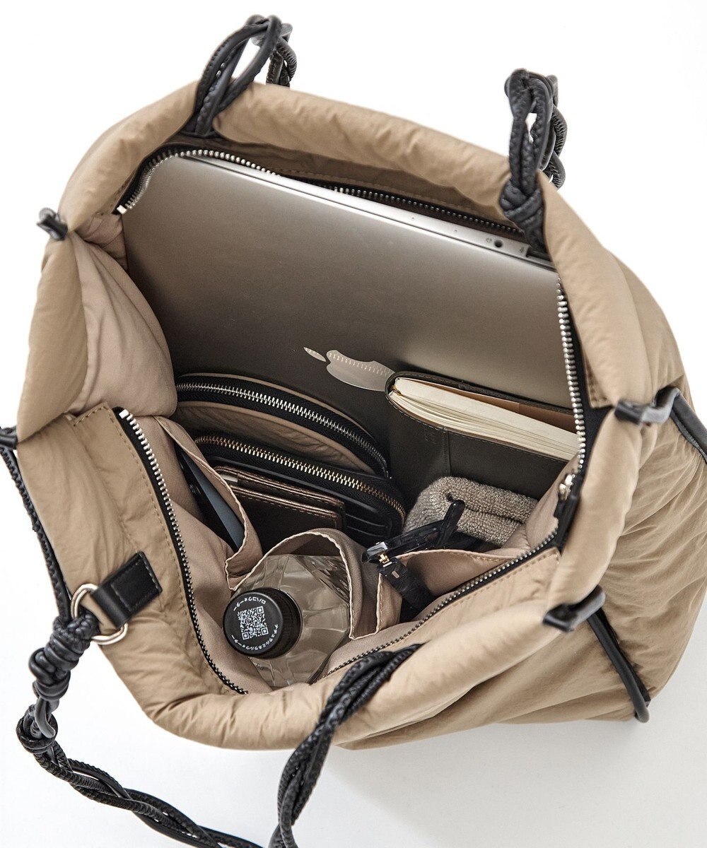 united bamboo 【辺見えみりさんコラボ】パデッドトートバッグ 