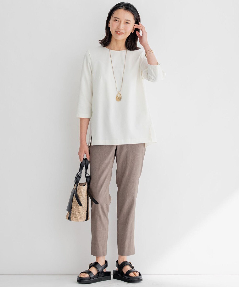 23区 VIOLAd'ORO MIRO レザーポケット ハンドバッグ 