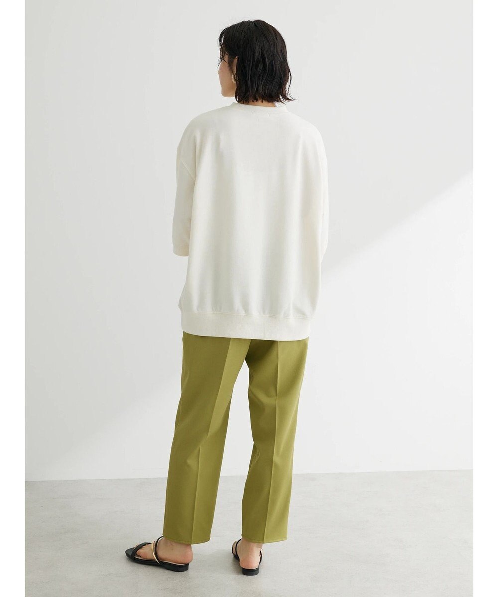 Green Parks ７分袖ロゴ裏毛プルオーバー 