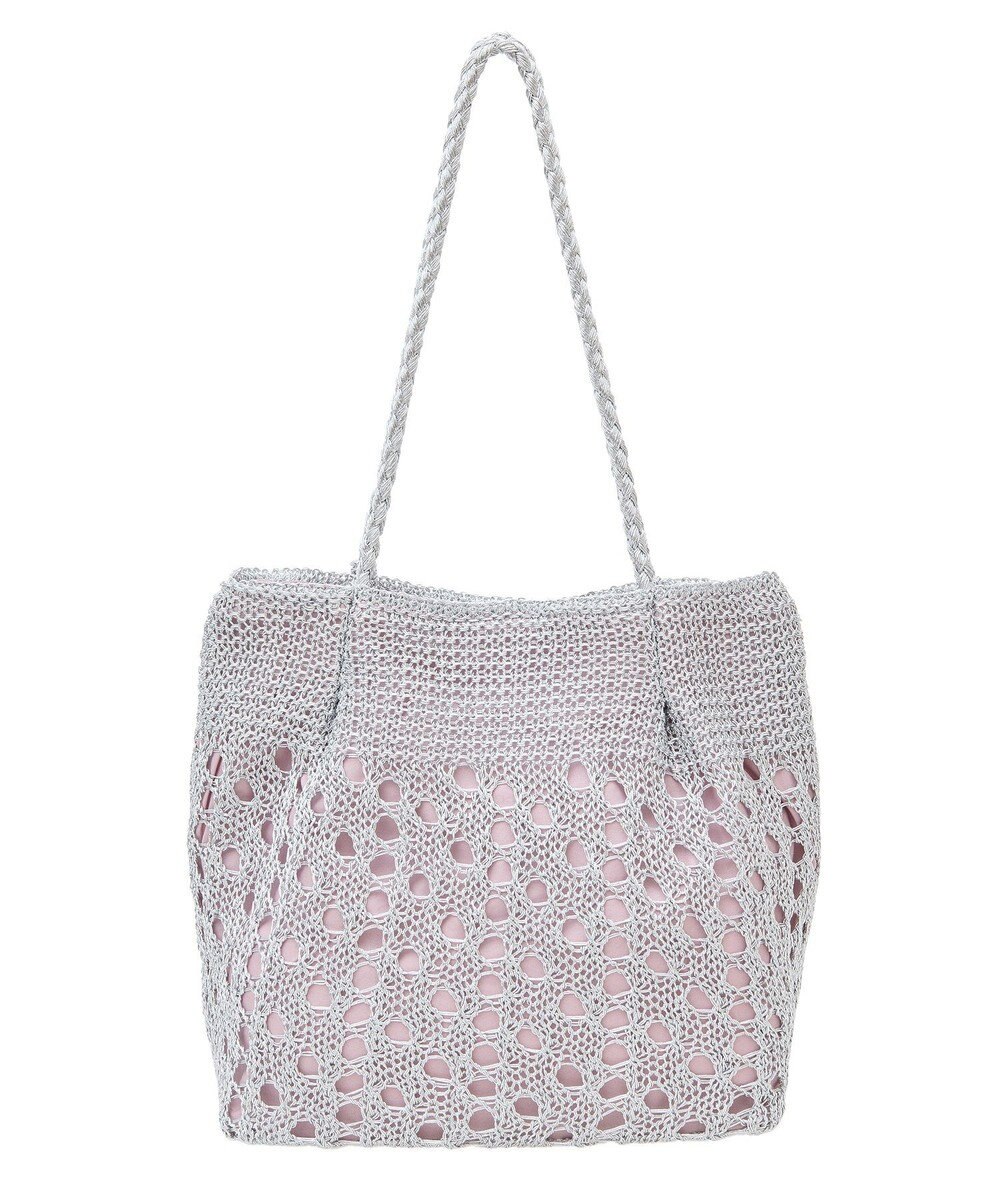 Green Parks ・ＱＵＯＮ　マクラメメタルトート 