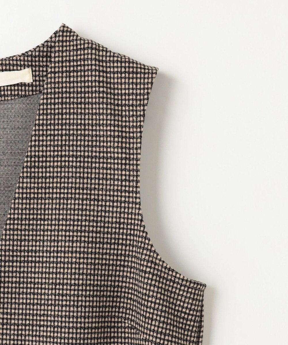 ANY ラメチェックジャガードワンピース 