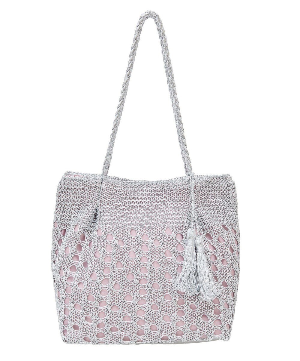 Green Parks ・ＱＵＯＮ　マクラメメタルトート 