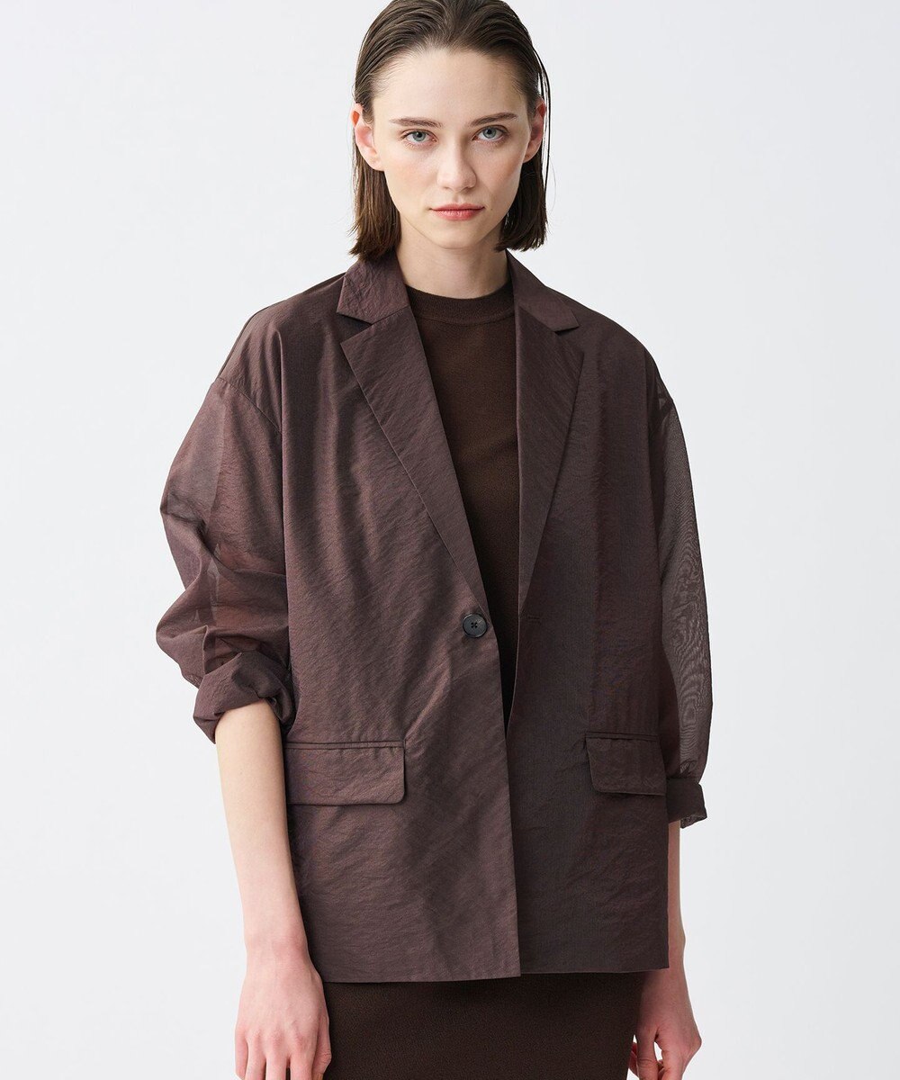 uncrave シアー ニットプルオーバー 