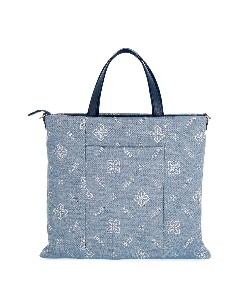 IBIZA アスール　ロゴデニム　2WAYバッグ 