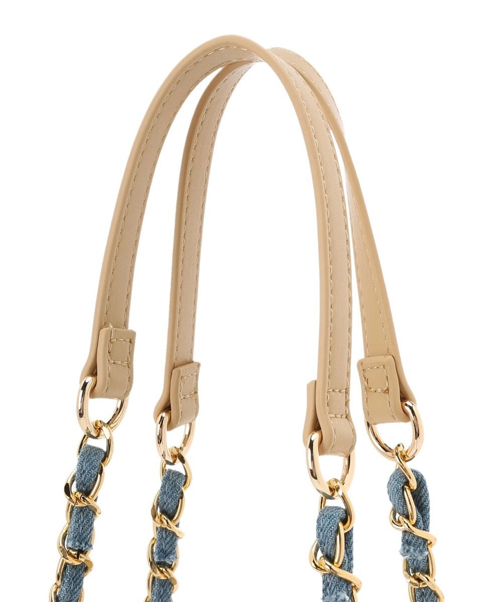 earth music&ecology デニムキルティングチェーンバッグ 