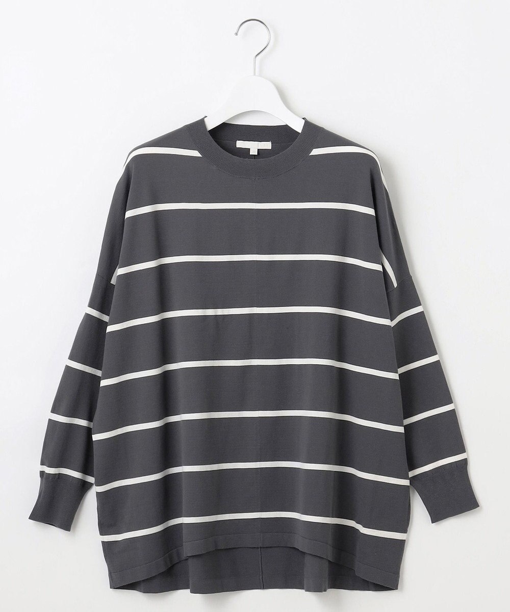 自由区 L 【WEB限定カラーあり】レーヨンストレッチ ニットT 