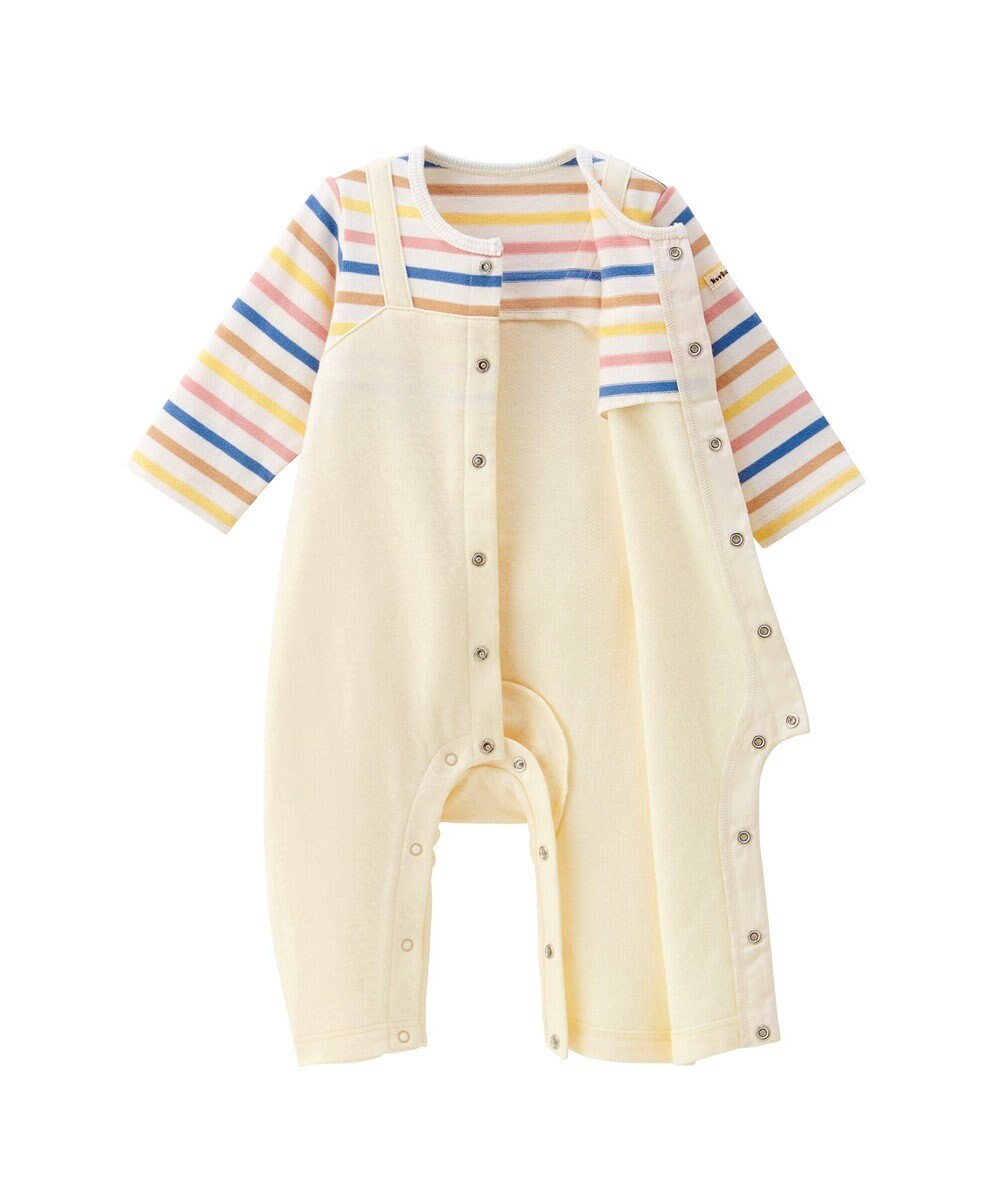 MIKI HOUSE HOT BISCUITS カバーオール＆ローカットソックスギフトセット【BOX付き】 