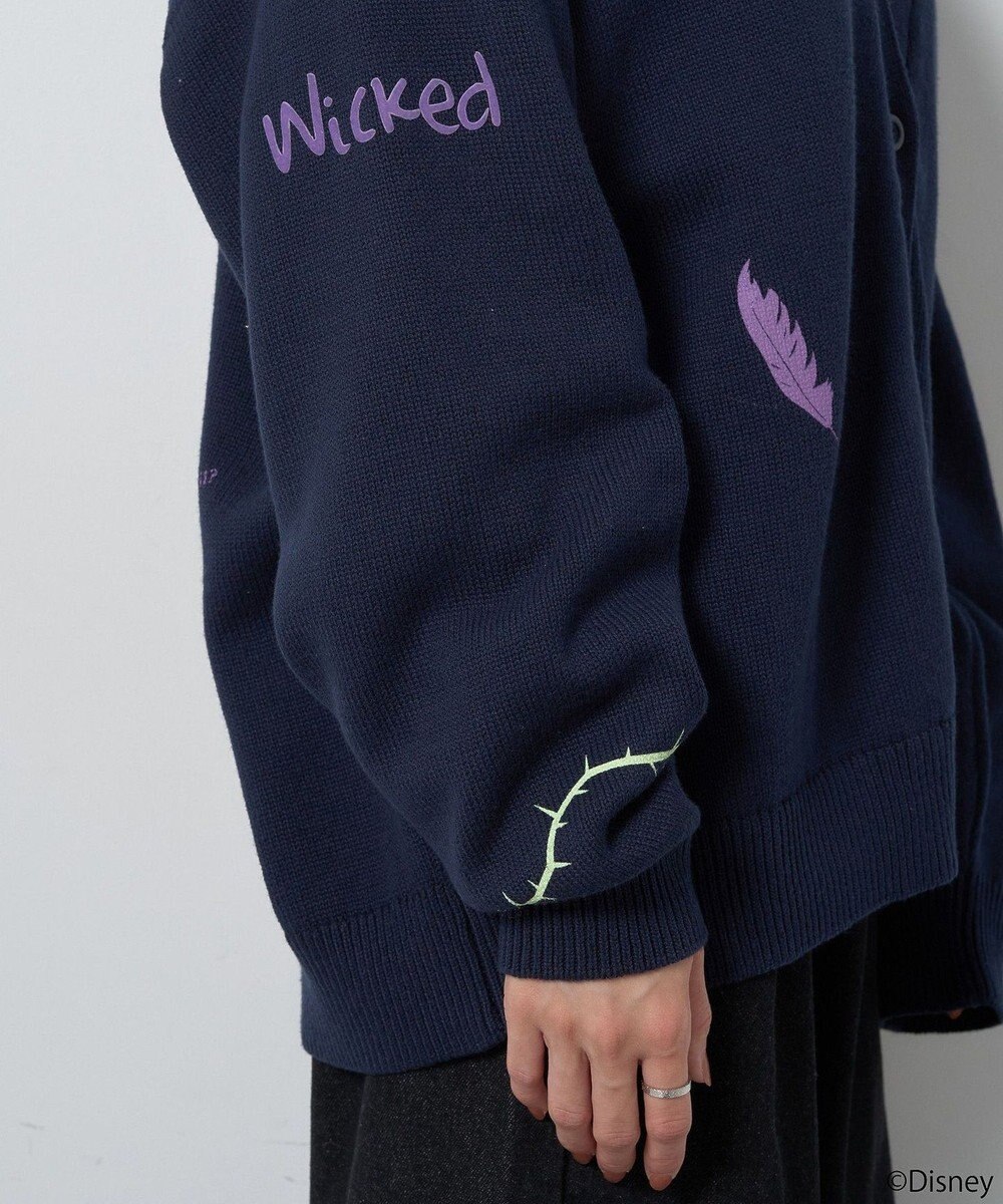 earth music&ecology Ｖｉｌｌａｉｎｓ　マレフィセント／ニットカーディガン 