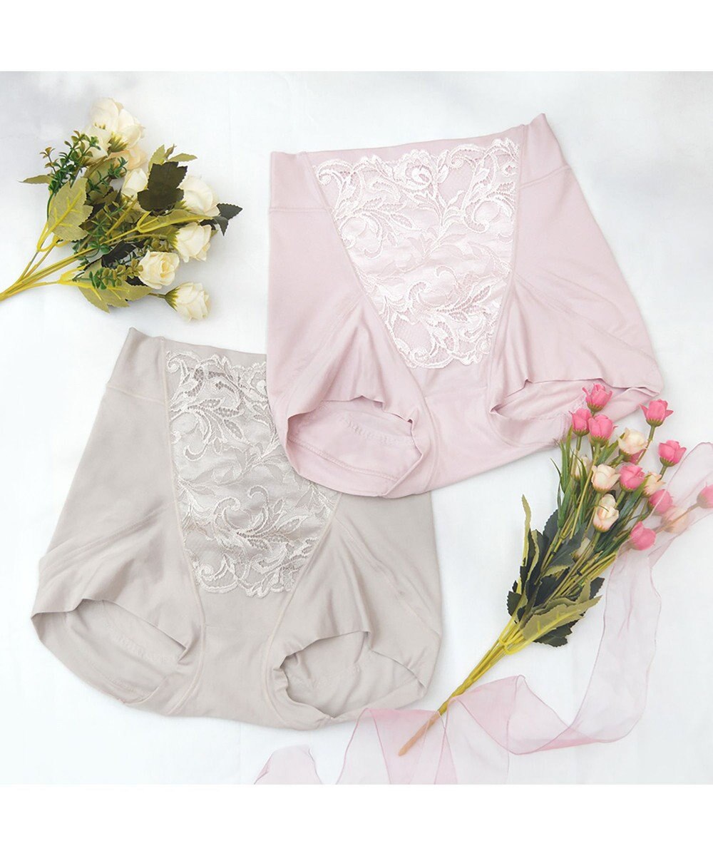 BRADELIS New York 【BRADELIS NewYork peace ブラデリス】ハートのお尻に格上げショーツ24 深め 綿混 伸縮性抜群 程よくフィットしてキュッと上がる 