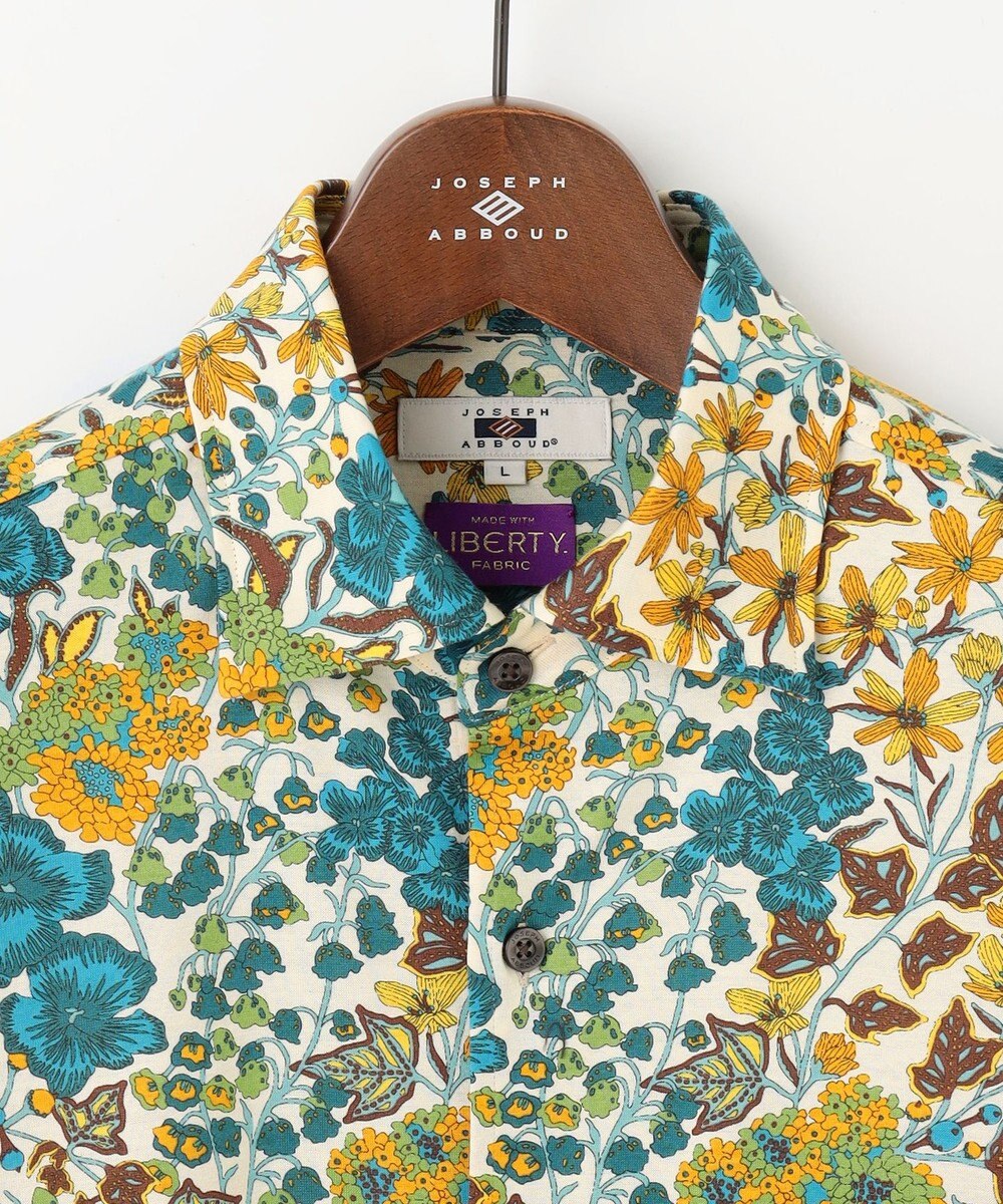 JOSEPH ABBOUD 【キングサイズ・リバティ】シェラトンジャージープリント 半袖シャツ 
