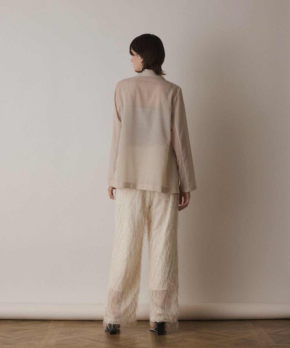 GRACE CONTINENTAL シアーテーラードジャケット 