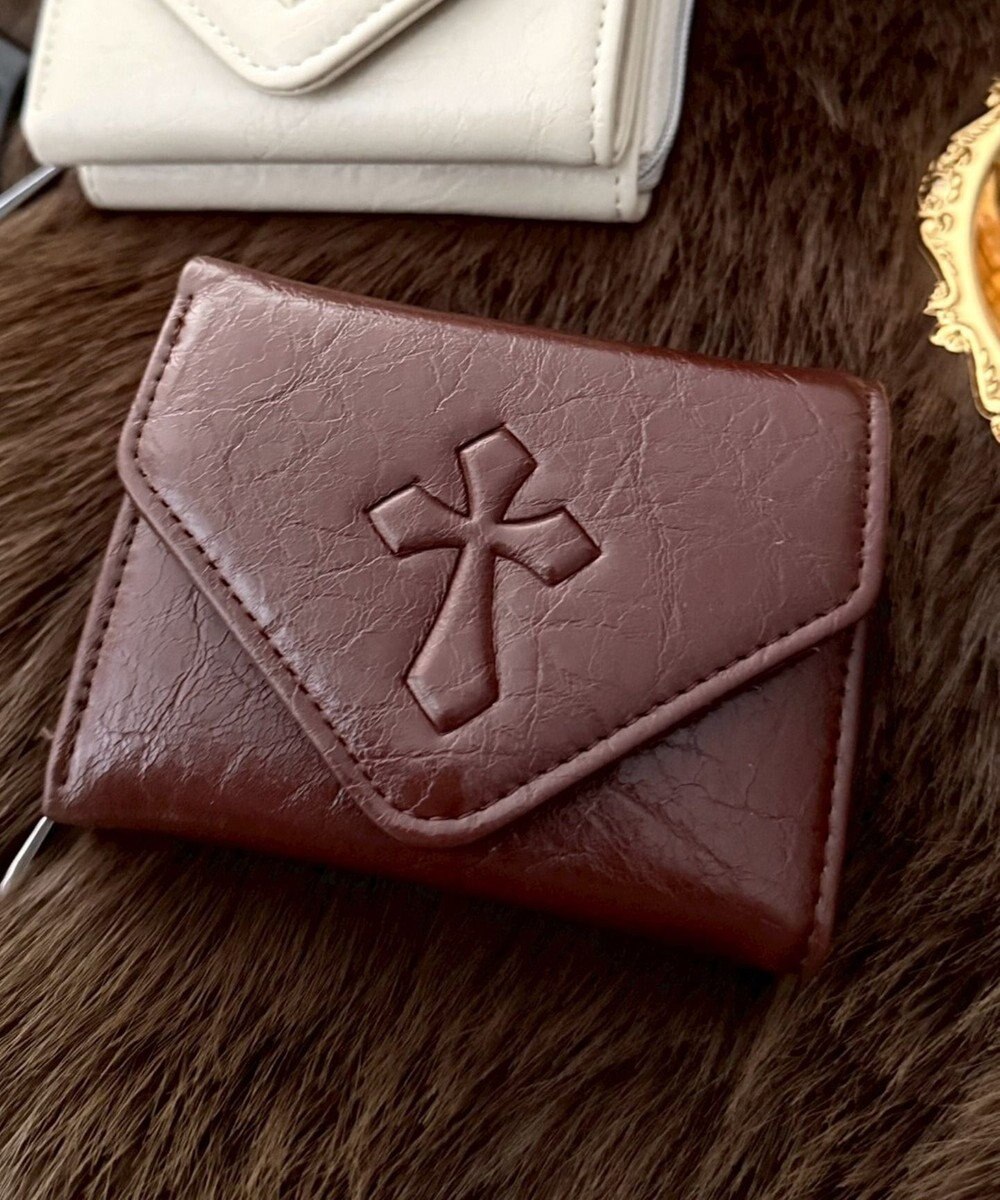 WEGO エンボスクロスウォレット 